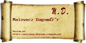 Malovecz Dagomér névjegykártya